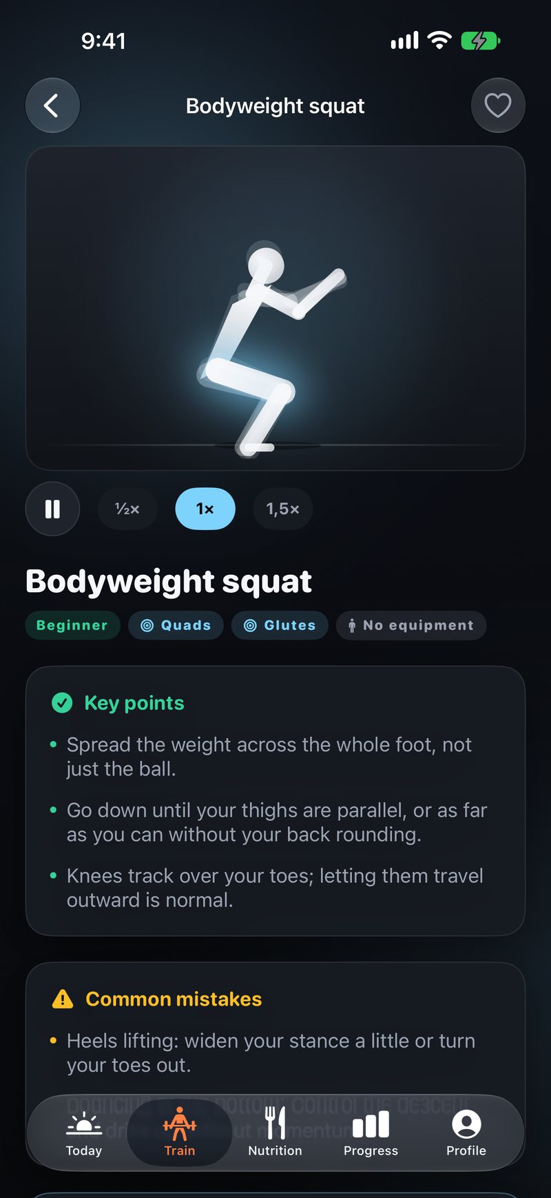 Every exercise with its key points and common mistakes