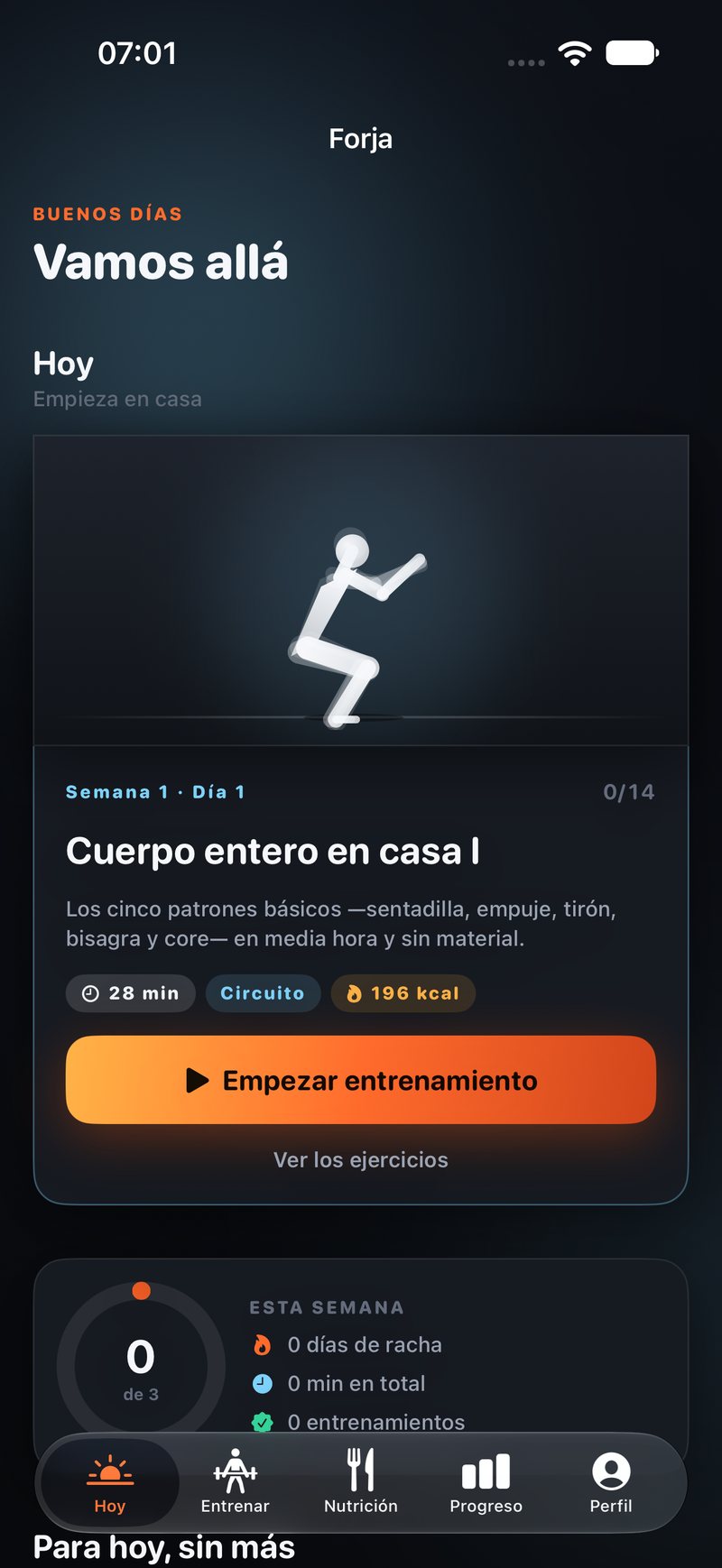 Hoy: qué toca, cuánto dura y qué quemas
