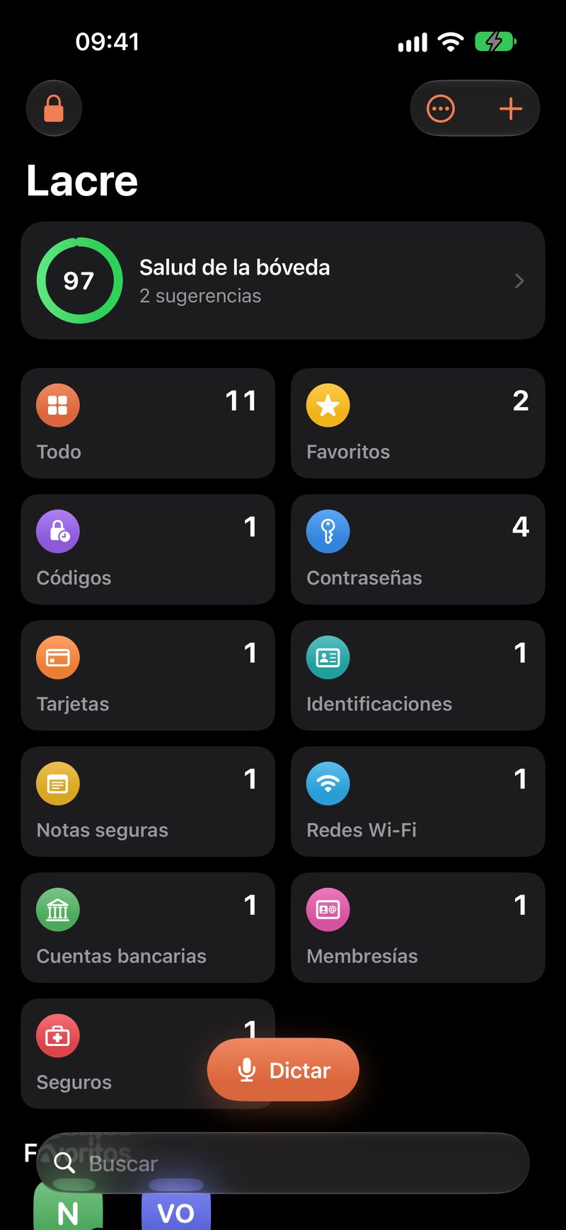 También en modo oscuro
