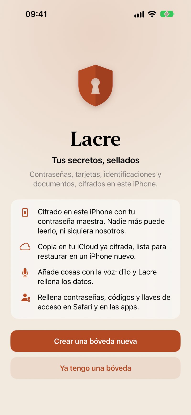 Cifrado en tu iPhone con tu contraseña maestra